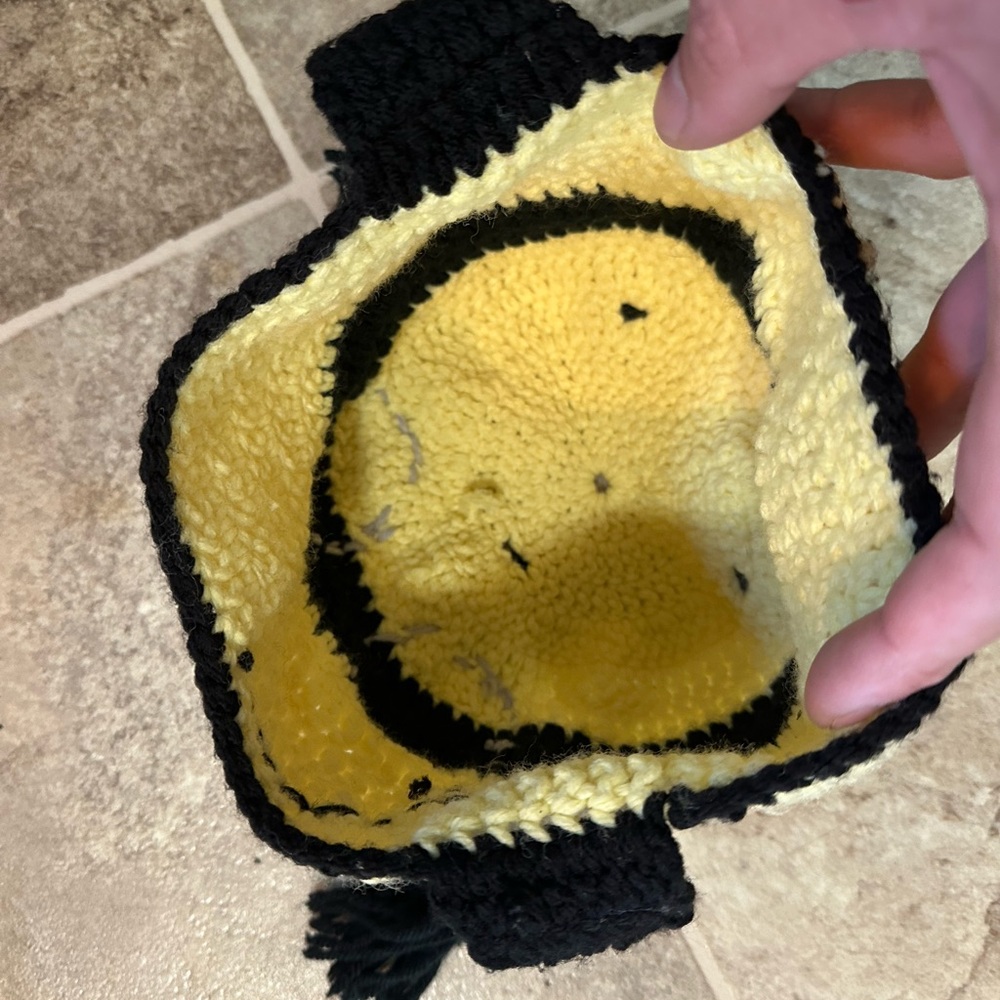 Crocheted Minion Beanie - Picture 4 of 4